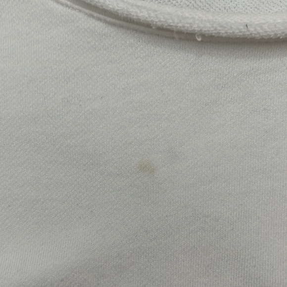 White cropped sweater // honey punch - Picture 4 of 5